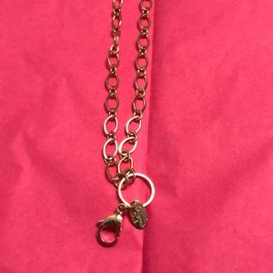 Origami Owl Gold 32” Long Chain. Never used.